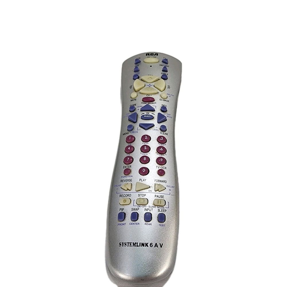 RCA Remote System link 6 AV RCU600WMS Battery Tested Only Parts Only